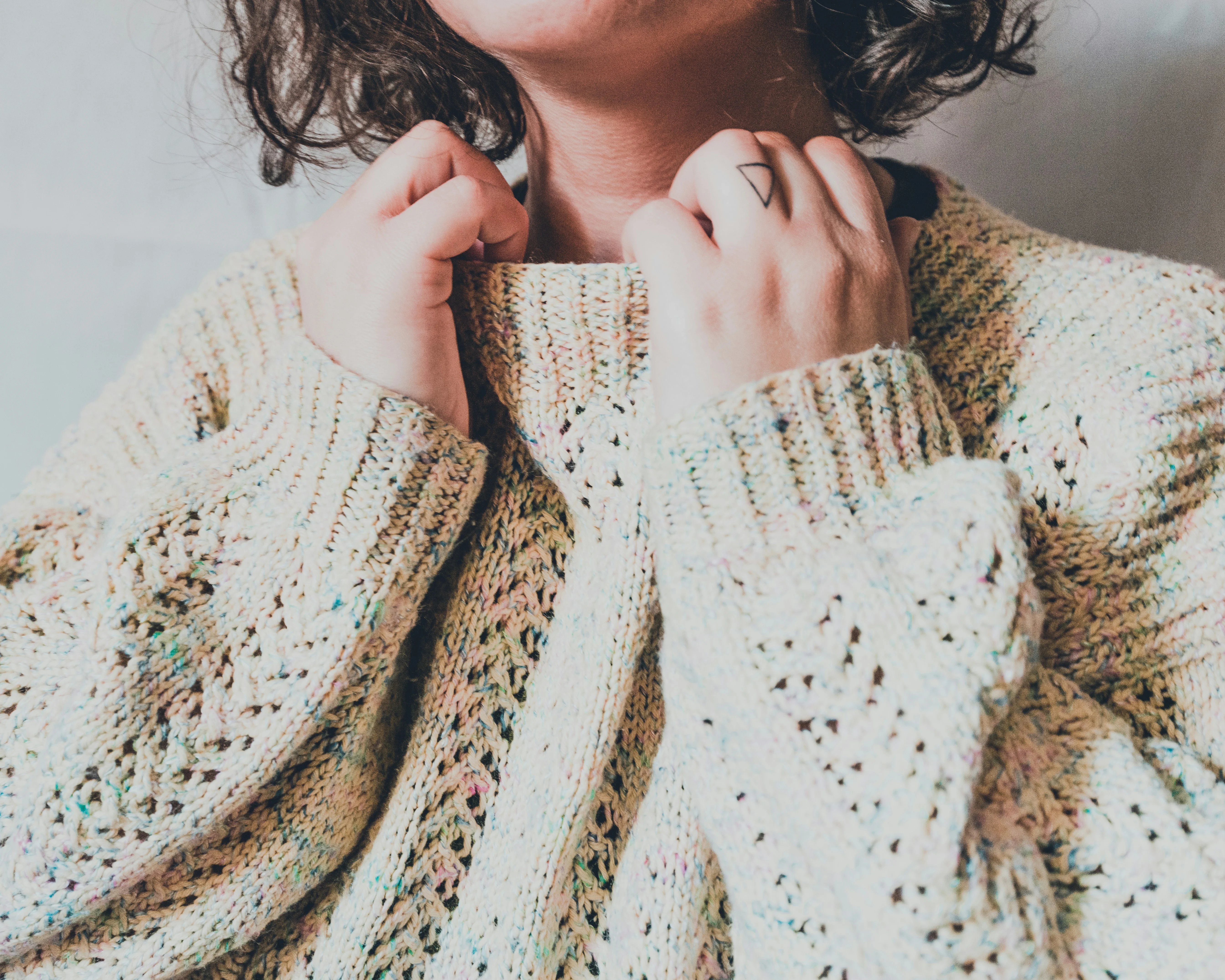 White Knit Sweater